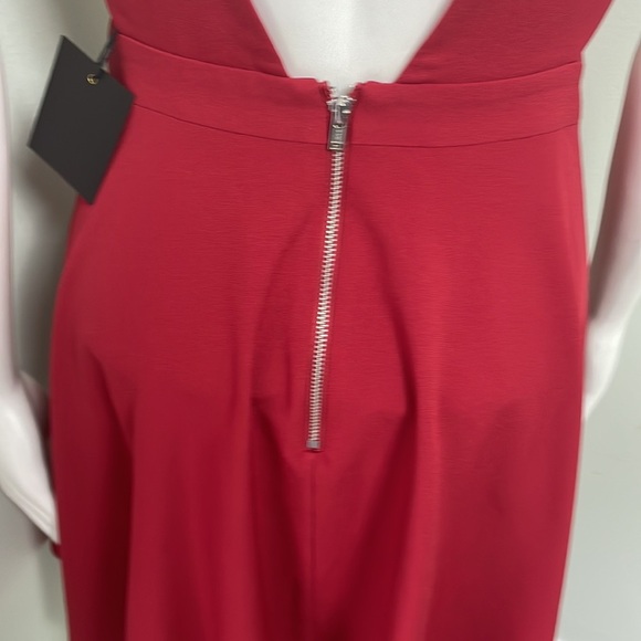 NBD x Naven Twins Open Eyes Fit and Flare Merlot Mini Dress Small Revolve NEW - Picture 8 of 10
